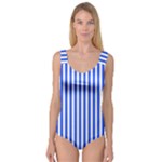 Blue Stripes, Sticker, Stickers Princess Tank Leotard 