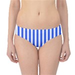 Blue Stripes, Sticker, Stickers Hipster Bikini Bottoms