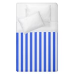 Blue Stripes, Sticker, Stickers Duvet Cover (Single Size)