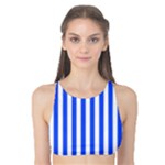 Blue Stripes, Sticker, Stickers Tank Bikini Top