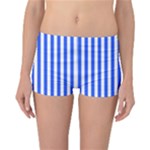 Blue Stripes, Sticker, Stickers Reversible Boyleg Bikini Bottoms