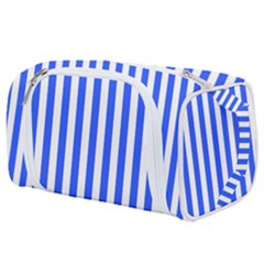 Blue Stripes, Sticker, Stickers Toiletries Pouch from ArtsNow.com