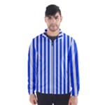 Blue Stripes, Sticker, Stickers Men s Windbreaker