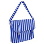 Blue Stripes, Sticker, Stickers Buckle Messenger Bag