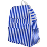 Blue Stripes, Sticker, Stickers Top Flap Backpack