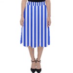 Blue Stripes, Sticker, Stickers Classic Midi Skirt