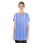 Blue Stripes, Sticker, Stickers Skirt Hem Sports Top