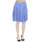 Blue Stripes, Sticker, Stickers Pleated Skirt