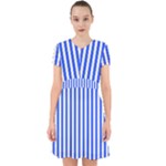 Blue Stripes, Sticker, Stickers Adorable in Chiffon Dress