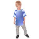 Blue Stripes, Sticker, Stickers Kids  Raglan T-Shirt