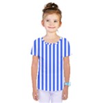 Blue Stripes, Sticker, Stickers Kids  One Piece T-Shirt