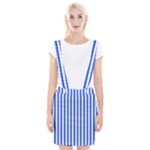 Blue Stripes, Sticker, Stickers Braces Suspender Skirt