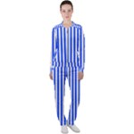 Blue Stripes, Sticker, Stickers Casual Jacket and Pants Set