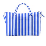 Blue Stripes, Sticker, Stickers Carry-on Travel Shoulder Bag