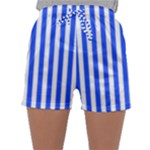 Blue Stripes, Sticker, Stickers Sleepwear Shorts