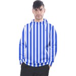 Blue Stripes, Sticker, Stickers Men s Pullover Hoodie