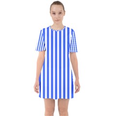 Sixties Short Sleeve Mini Dress 