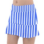 Blue Stripes, Sticker, Stickers Classic Tennis Skirt