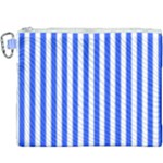 Blue Stripes, Sticker, Stickers Canvas Cosmetic Bag (XXXL)