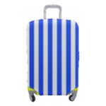 Blue Stripes, Sticker, Stickers Luggage Cover (Small)