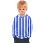 Blue Stripes, Sticker, Stickers Kids  Overhead Hoodie