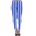 Blue Stripes, Sticker, Stickers Lightweight Velour Leggings