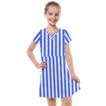 Blue Stripes, Sticker, Stickers Kids  Cross Web Dress