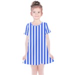 Blue Stripes, Sticker, Stickers Kids  Simple Cotton Dress