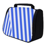 Blue Stripes, Sticker, Stickers Full Print Travel Pouch (Small)