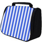 Blue Stripes, Sticker, Stickers Full Print Travel Pouch (Big)