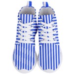 Blue Stripes, Sticker, Stickers Women s Lightweight High Top Sneakers