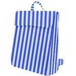 Blue Stripes, Sticker, Stickers Flap Top Backpack