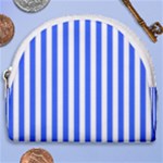 Blue Stripes, Sticker, Stickers Horseshoe Style Canvas Pouch