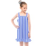 Blue Stripes, Sticker, Stickers Kids  Overall Dress