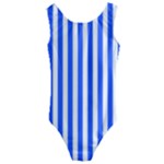 Blue Stripes, Sticker, Stickers Kids  Cut-Out Back One Piece Swimsuit