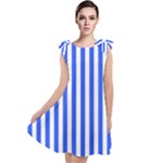 Blue Stripes, Sticker, Stickers Tie Up Tunic Dress