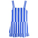 Blue Stripes, Sticker, Stickers Kids  Layered Skirt Swimsuit