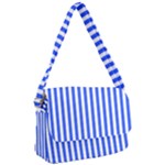 Blue Stripes, Sticker, Stickers Courier Bag