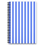 Blue Stripes, Sticker, Stickers 5.5  x 8.5  Notebook