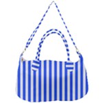 Blue Stripes, Sticker, Stickers Removable Strap Handbag