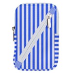 Blue Stripes, Sticker, Stickers Belt Pouch Bag (Large)