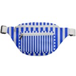 Blue Stripes, Sticker, Stickers Fanny Pack