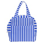 Blue Stripes, Sticker, Stickers Boxy Hand Bag