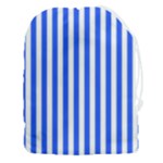 Blue Stripes, Sticker, Stickers Drawstring Pouch (3XL)