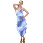 Blue Stripes, Sticker, Stickers Layered Bottom Dress