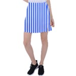 Blue Stripes, Sticker, Stickers Tennis Skirt