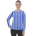 Blue Stripes, Sticker, Stickers Women s Pique Long Sleeve T-Shirt