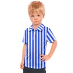 Blue Stripes, Sticker, Stickers Kids  Polo T-Shirt