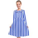 Blue Stripes, Sticker, Stickers Kids  Midi Sailor Dress