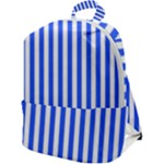 Blue Stripes, Sticker, Stickers Zip Up Backpack